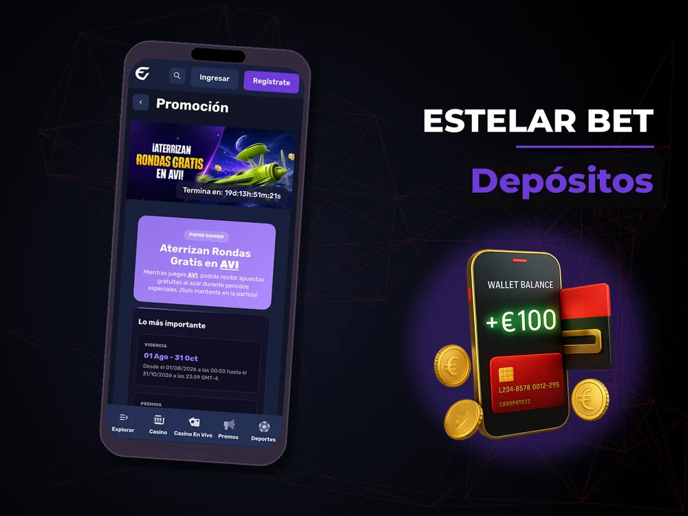 Estelar Bet - Depósitos