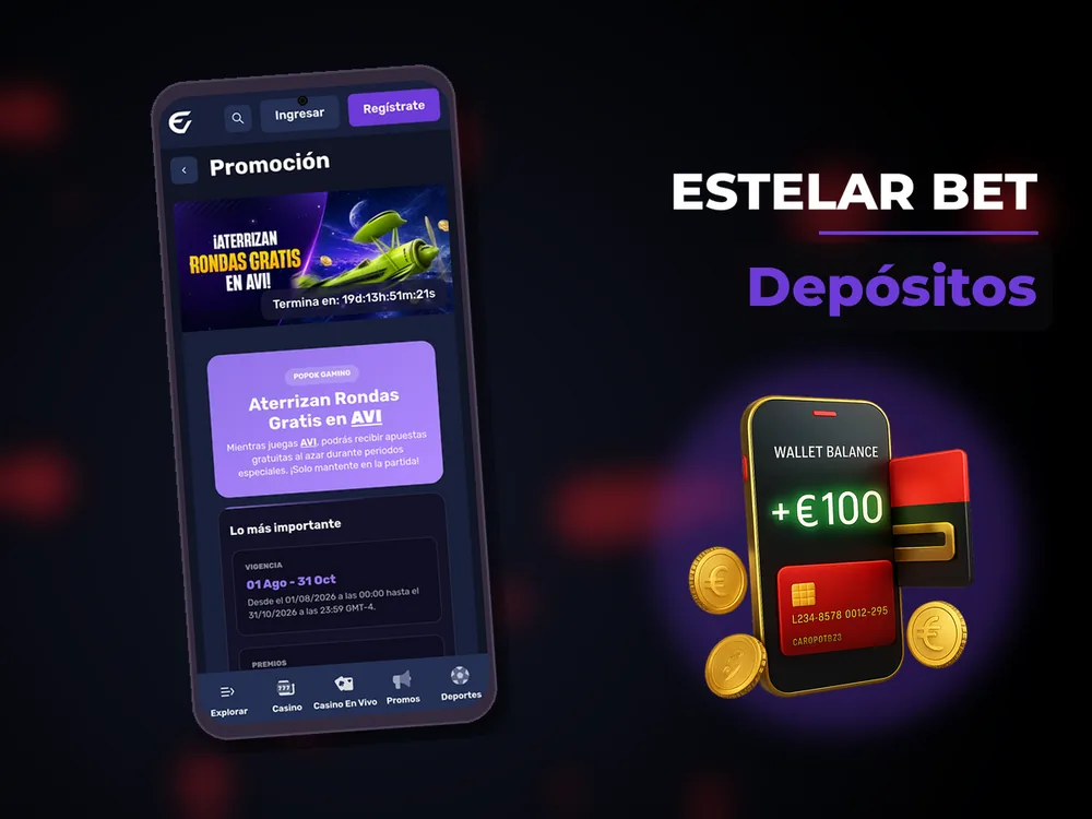 Estelar Bet - Depósitos