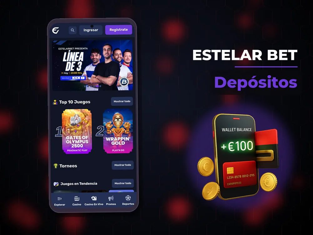 Estelar Bet - Depósitos