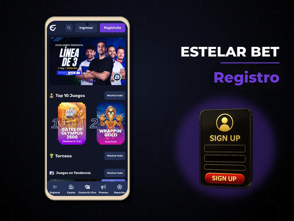 Estelar Bet - Registro